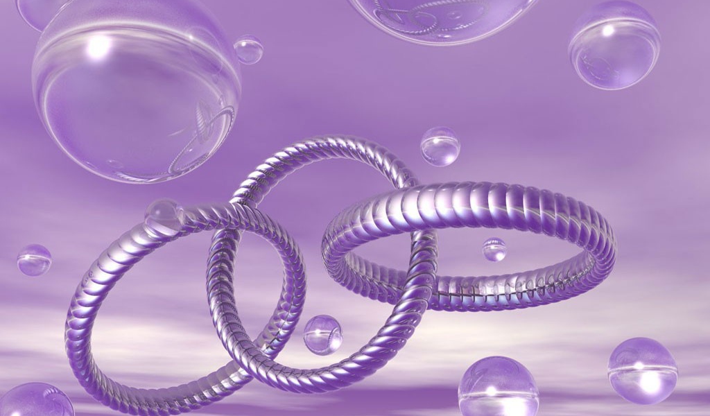 3 D обои кольца