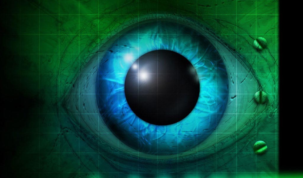 3 D обои глаз