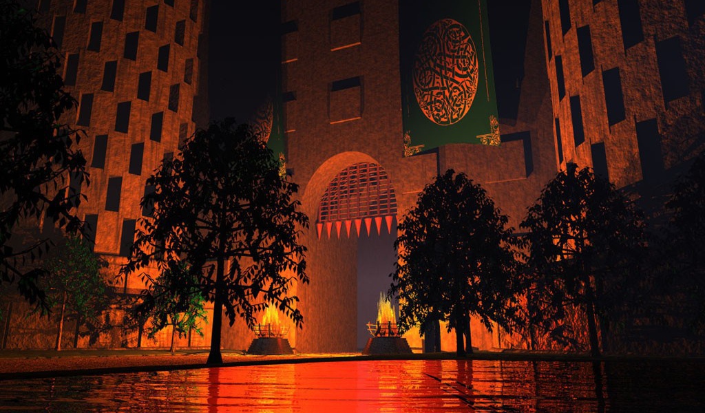 Город 3D экранные обои