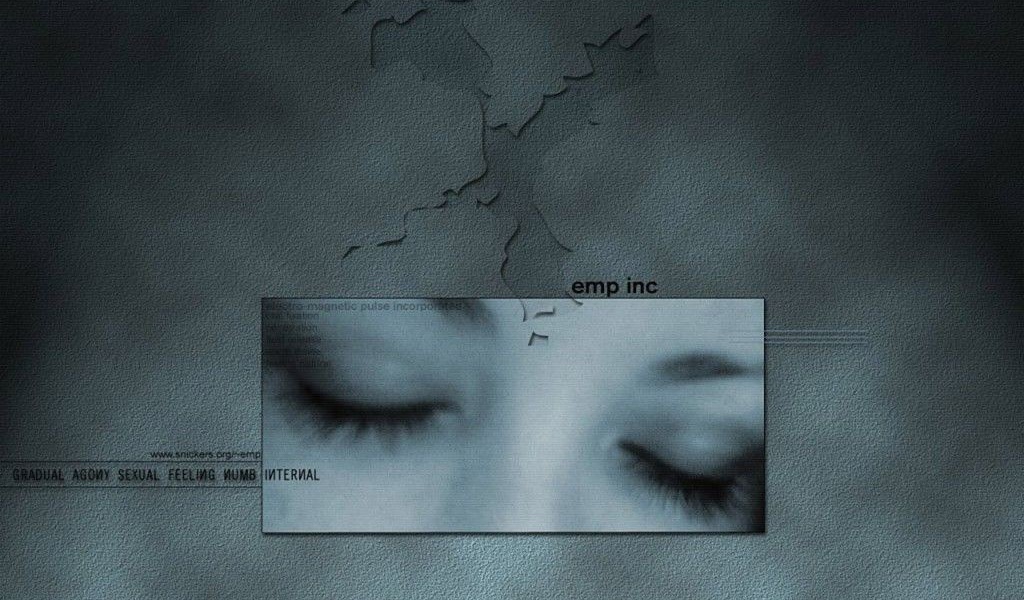 Закрытые глаза 3D обои