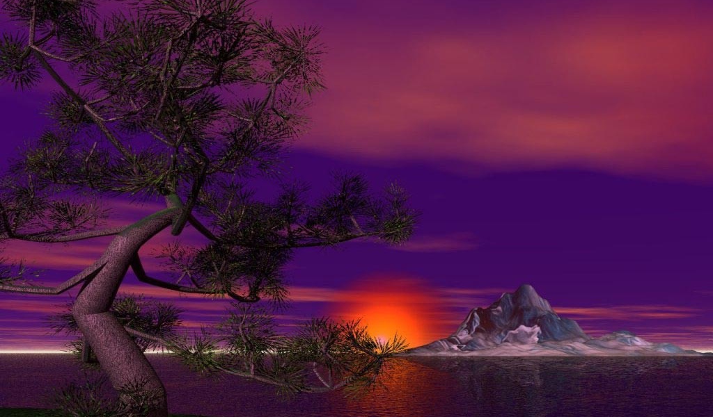 Восход 3D заставка