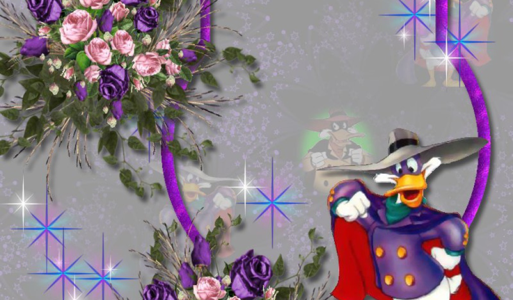 Черный плащ Утка