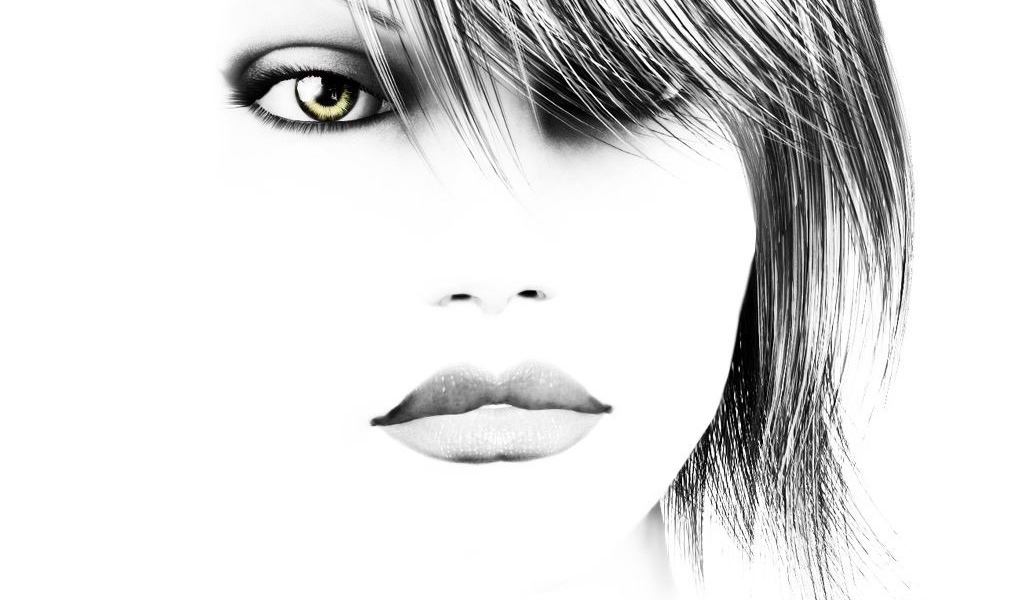 Набросок женского лица