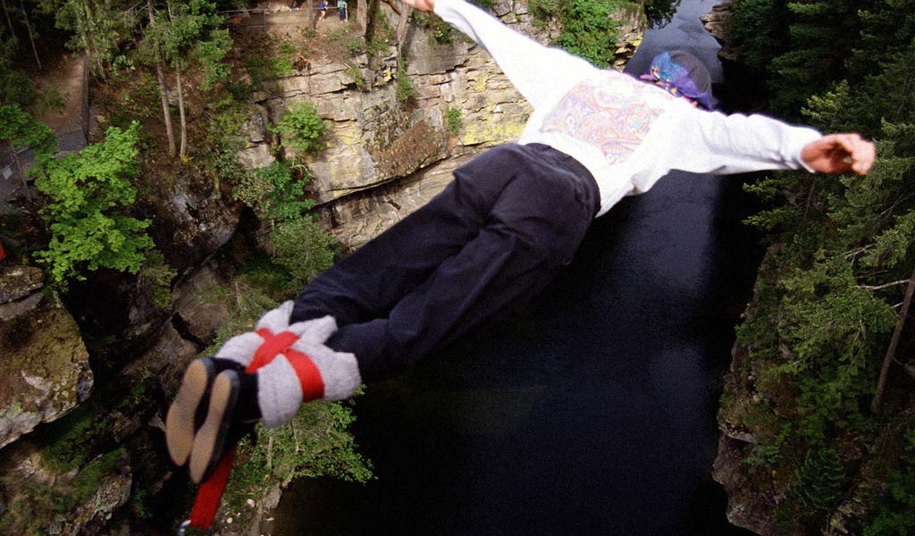 Прыжки на резинке