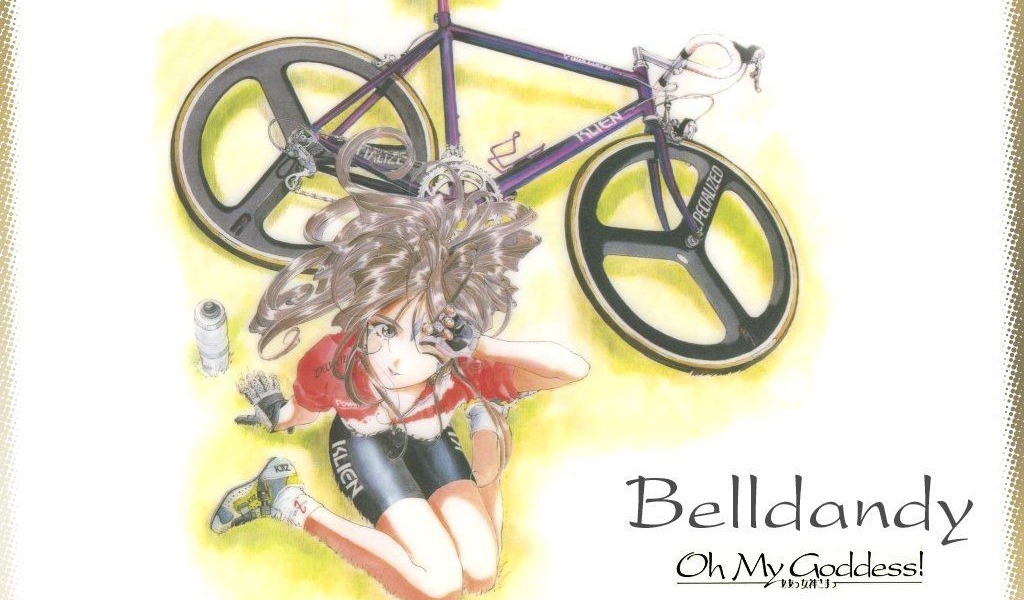 Девушка и велосипед Аниме
