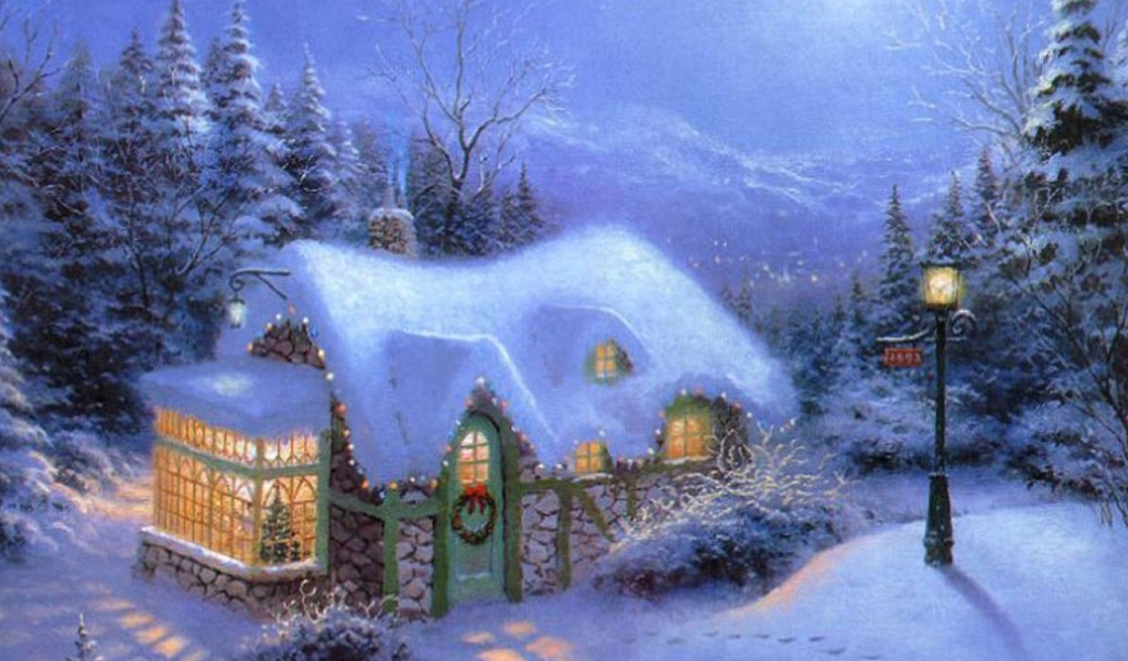 Рождественский домик