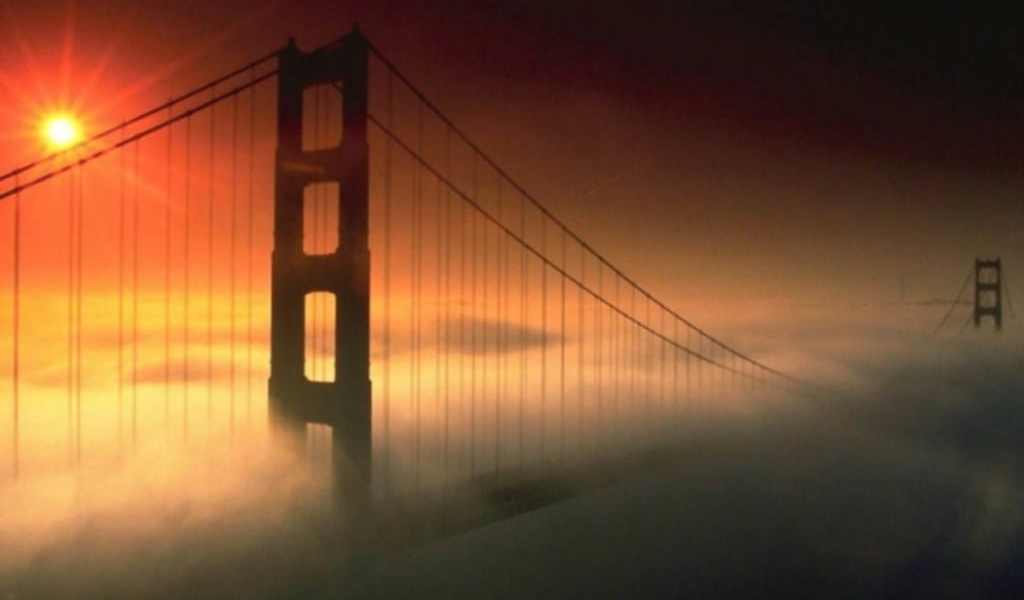 Мост в тумане