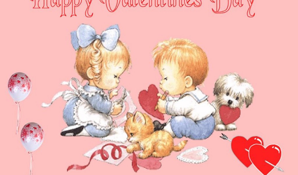 Влюбленные малыши