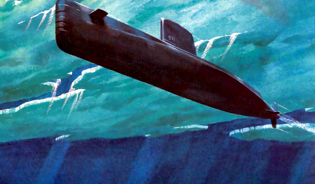 Подводная лодка - обои для рабочего стола