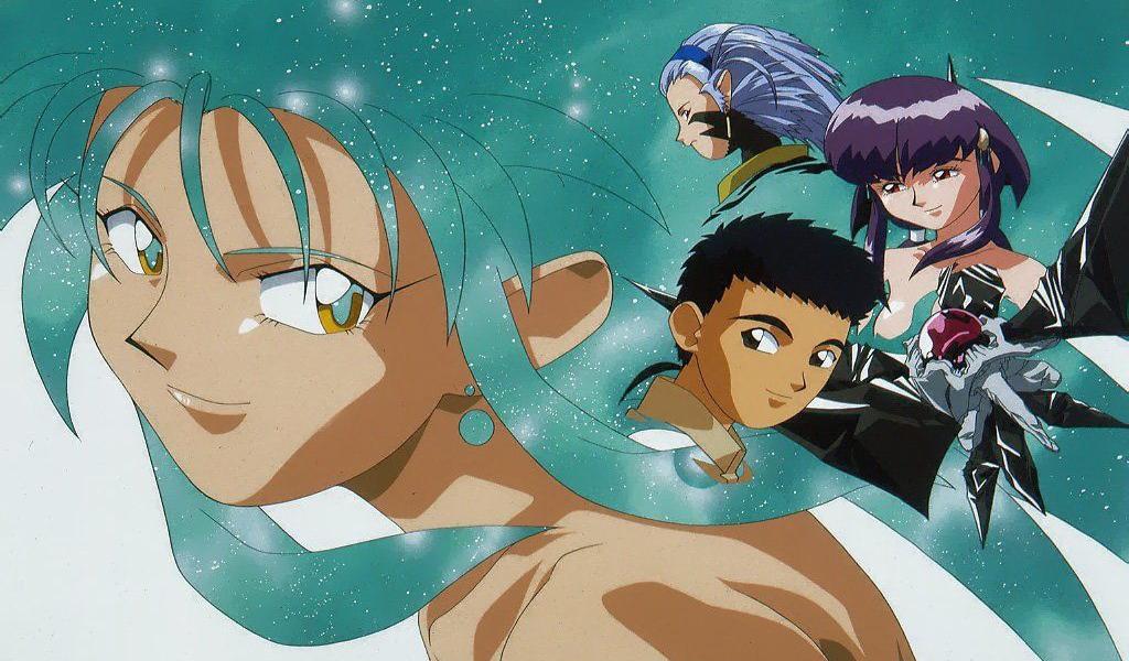 Зеленые волосы аниме