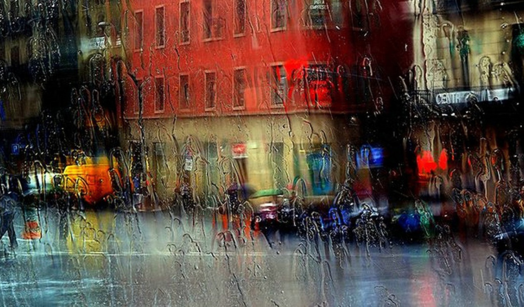 Дождь в городе