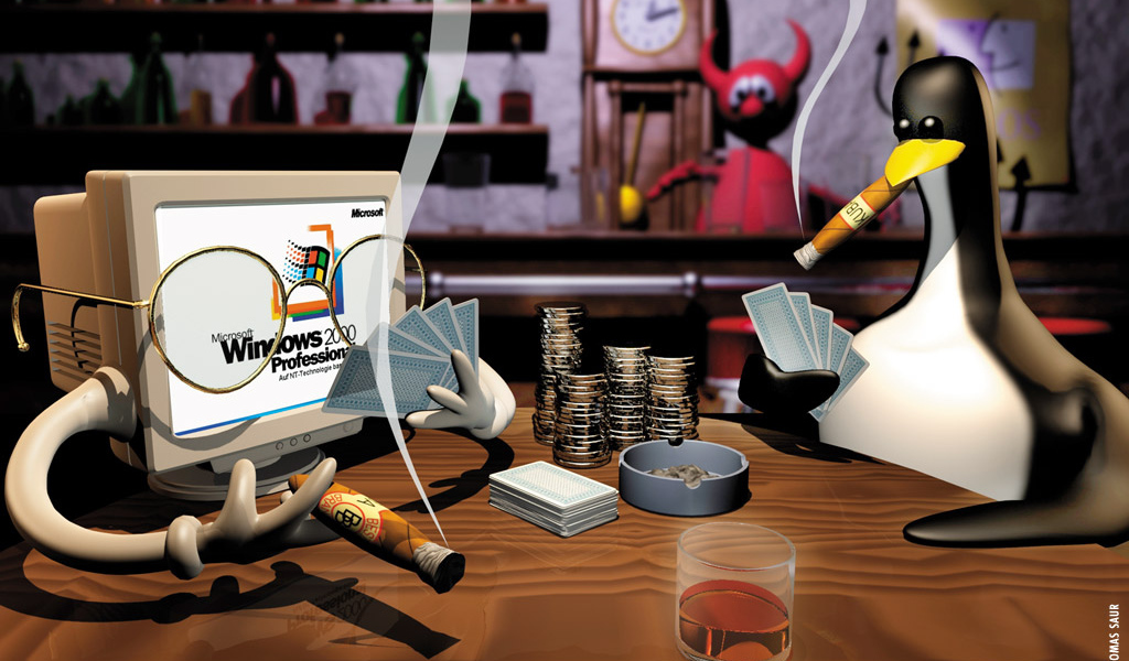 Windows и Linux курят