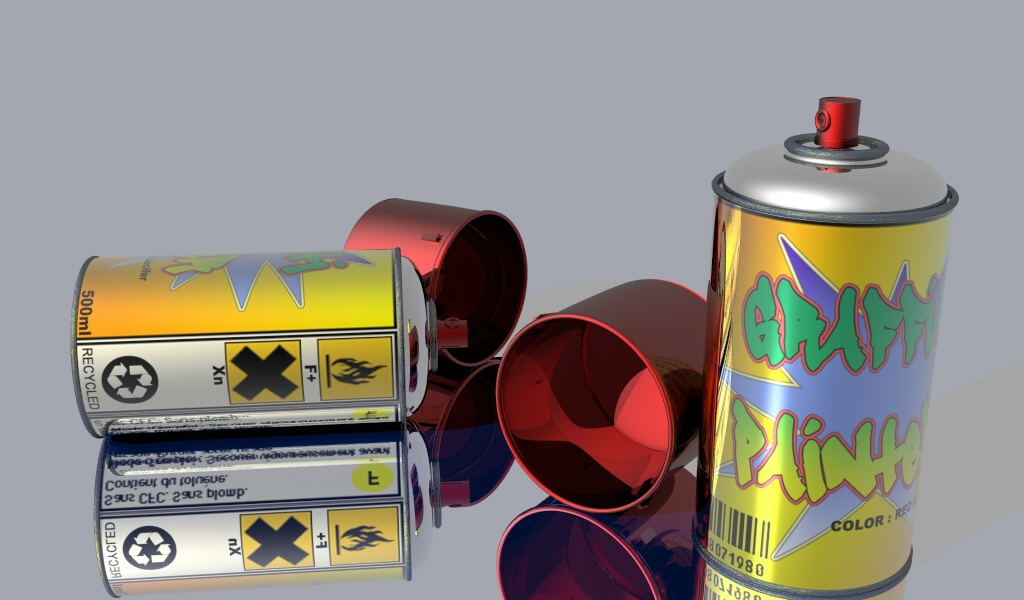 Балончик краски