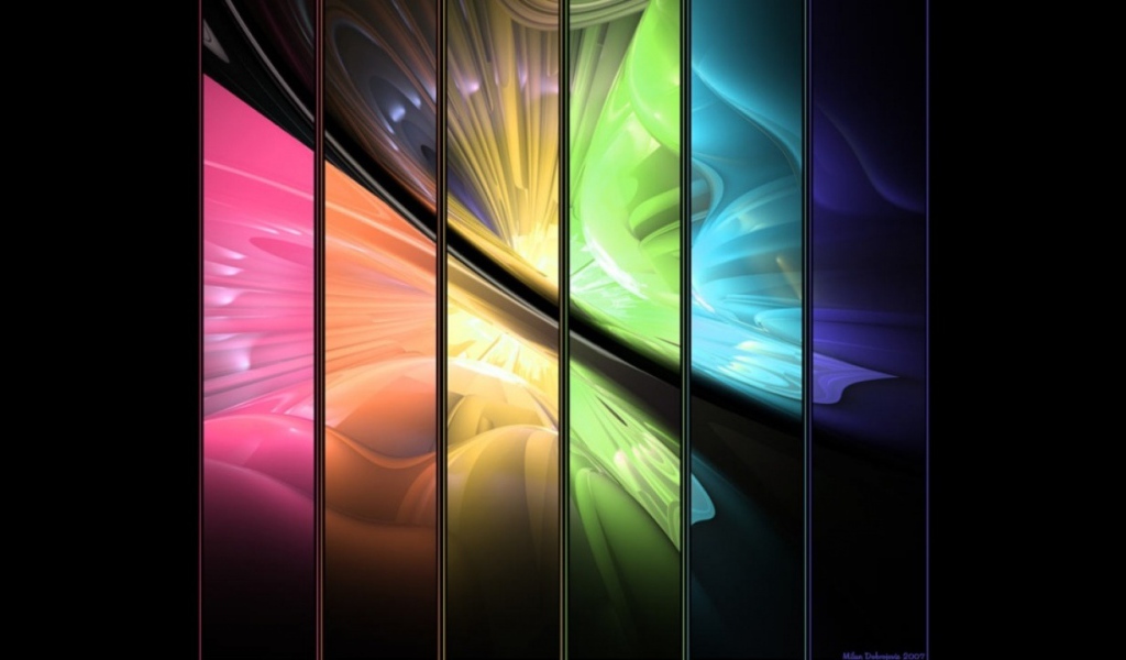 Цветная стена