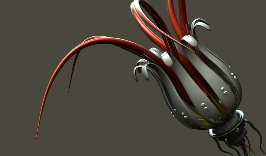 Кибер цветок