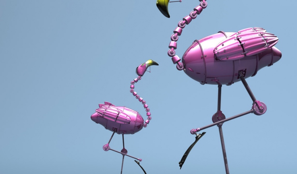 Механические фламинго