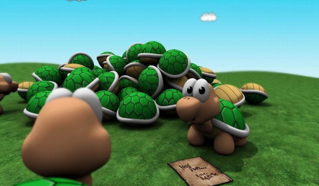 Черепахи из Супермарио