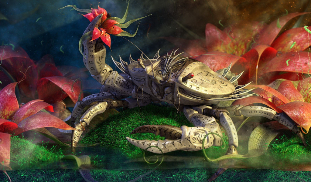 Металлический краб