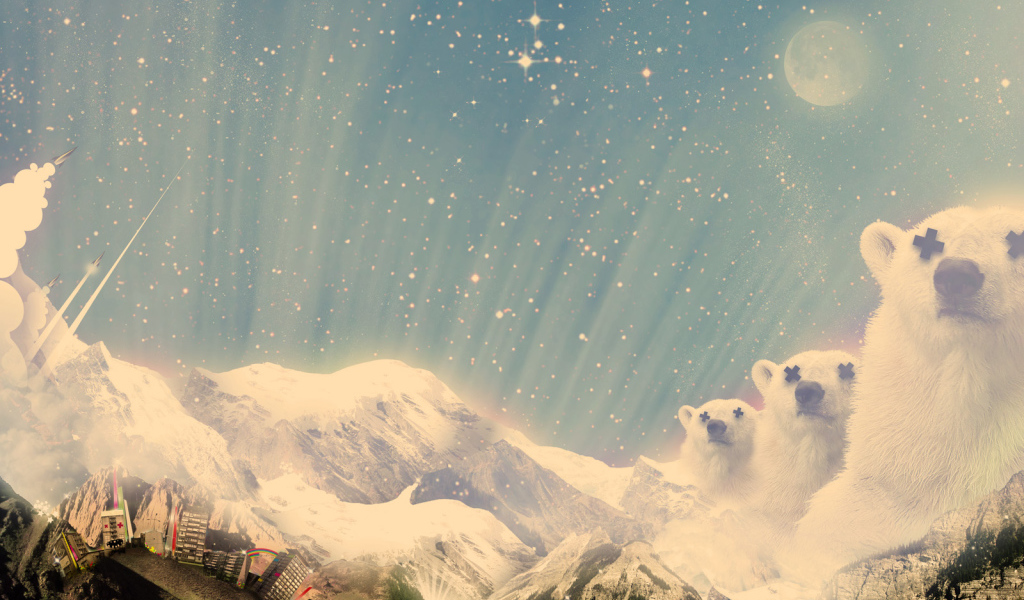 Белые мишки