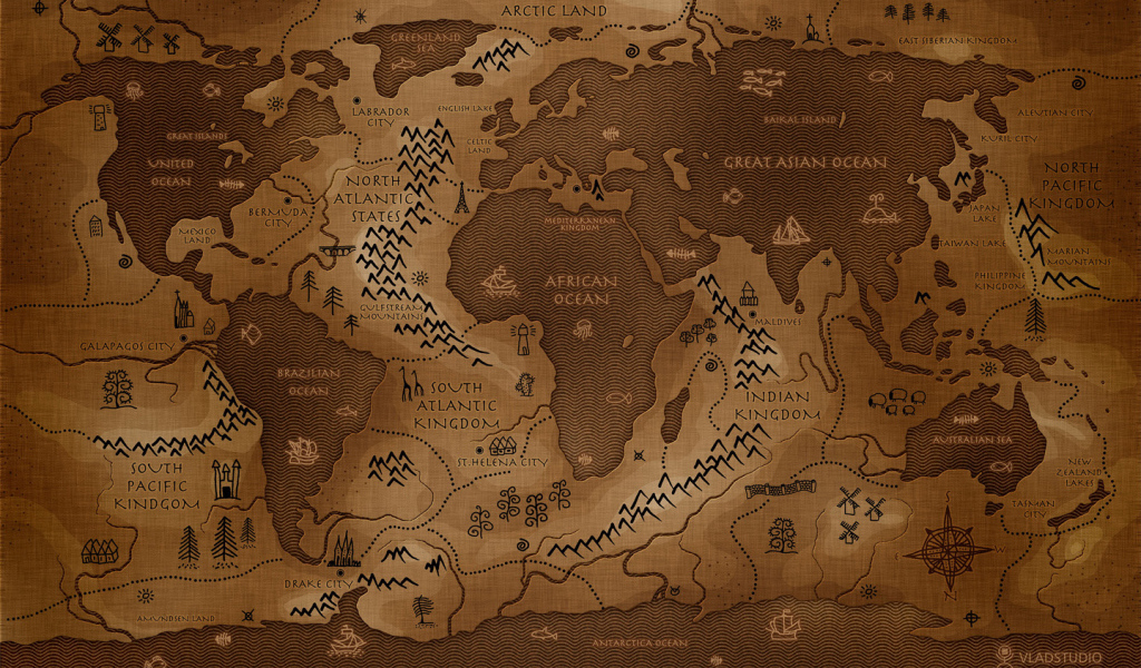 Карта наоборот