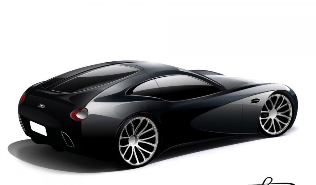 концепт автомобиля 2008 года от Bugatti