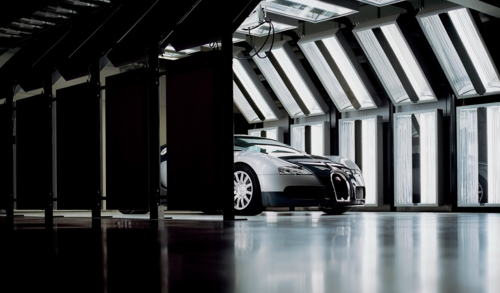 Bugatti в гараже