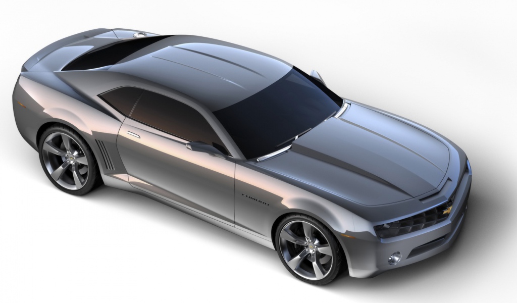 Серебряный Camaro