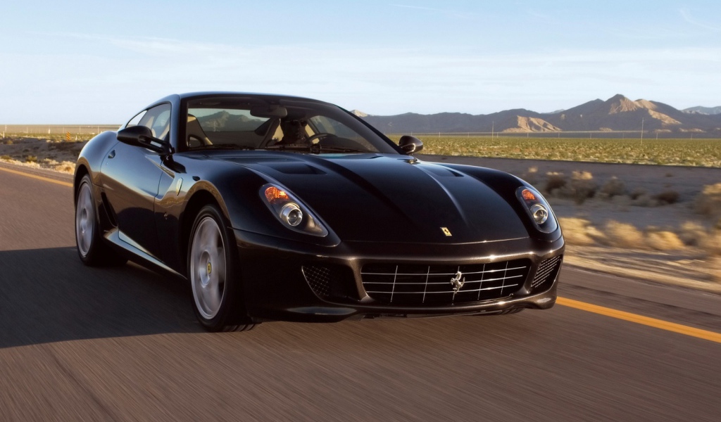 Черный Феррари 599 GTB