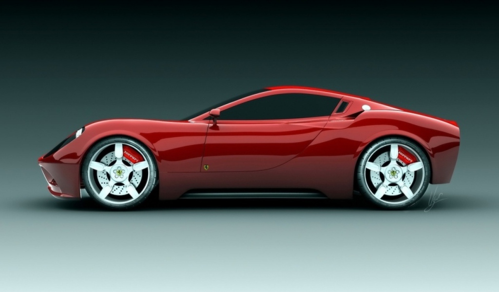 Отличный дизайн автомобиля Ferrari