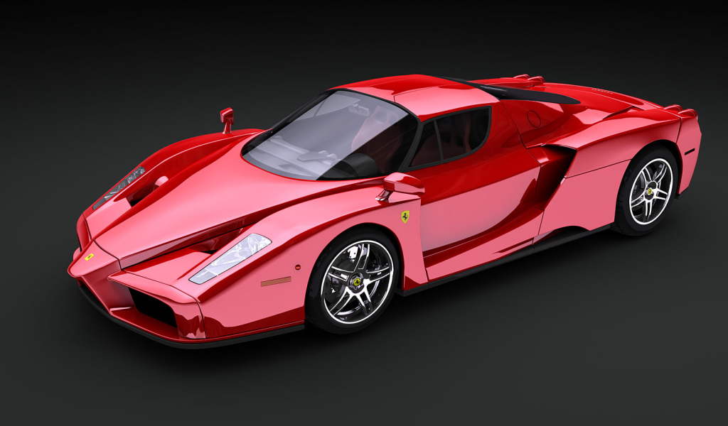 Красный Ferrari Enzo