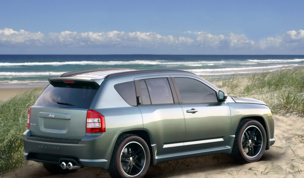 Jeep Compass у моря