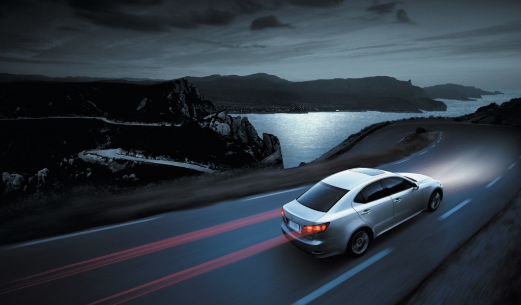Lexus IS 250 ночная поездка