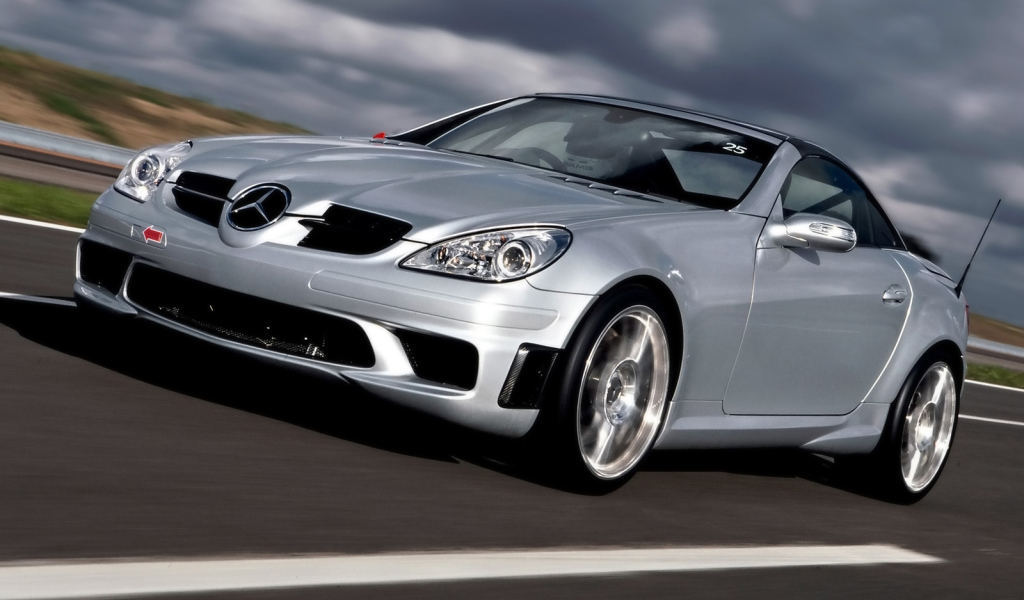 Очень быстрый SLK AMG Mercedes