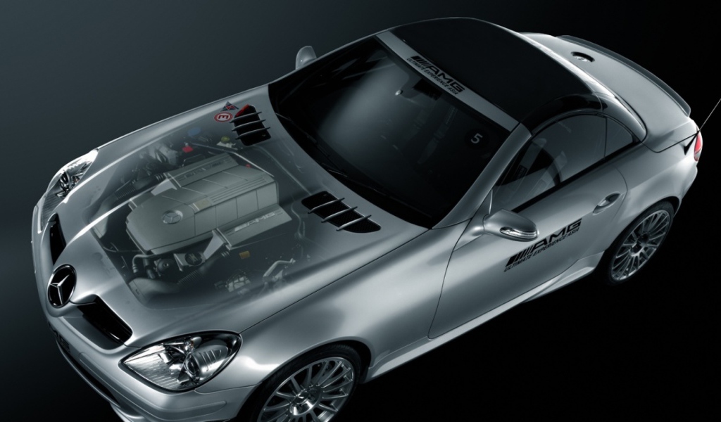 Прозрачный Mercedes