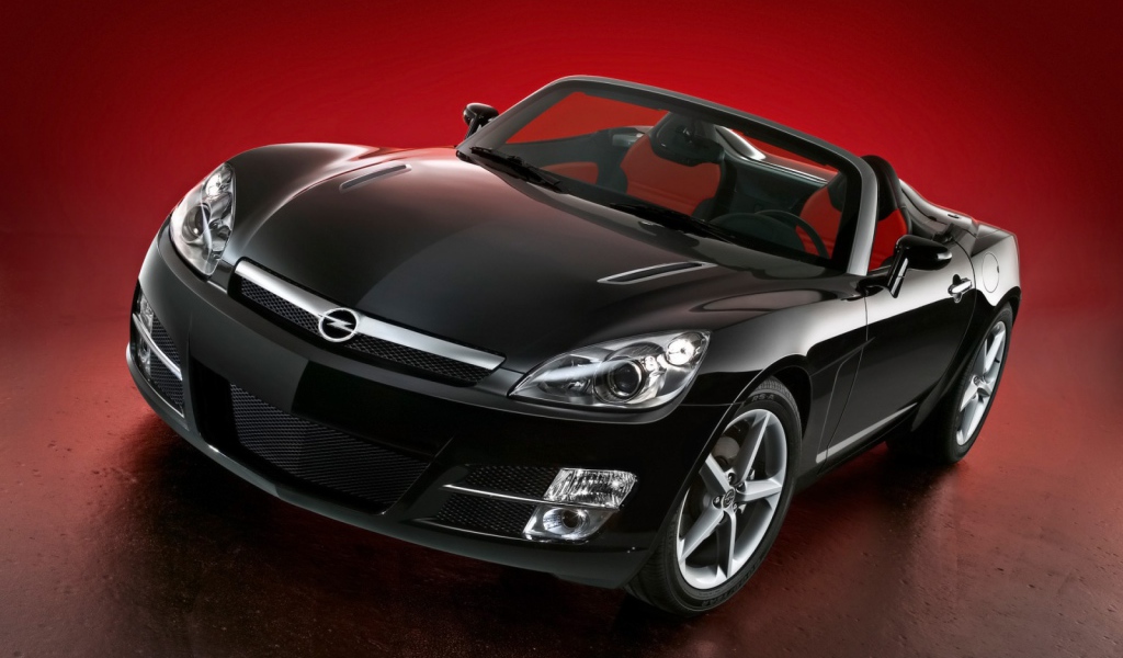 Черный Опель