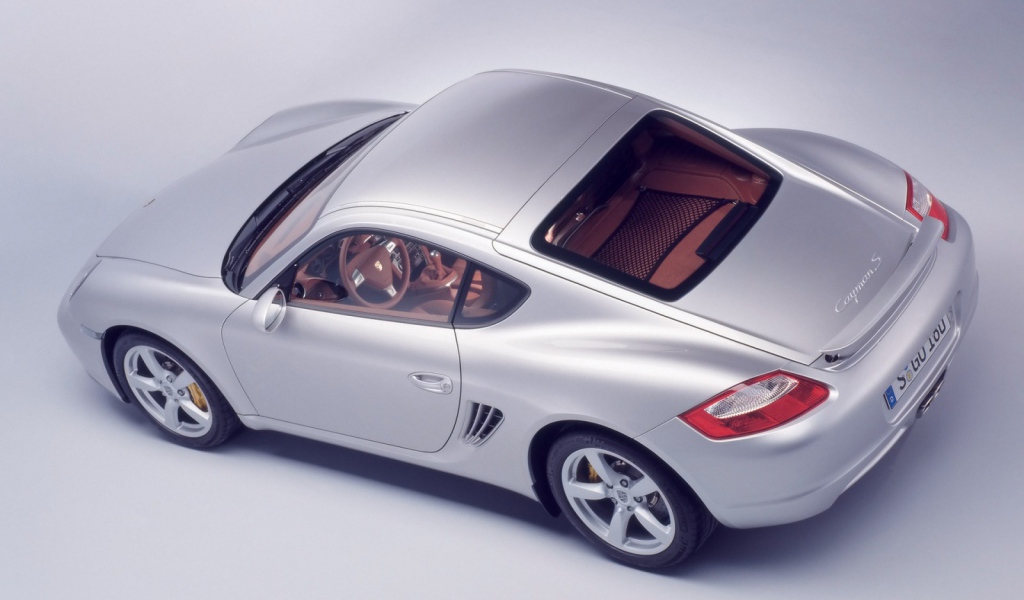 Porsche Cayman сверху