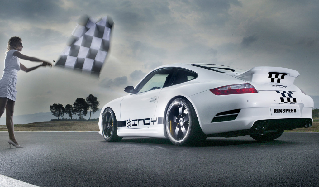 Porsche  выход на финиш