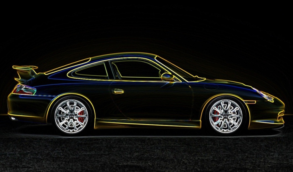 Porsche GT3 неон