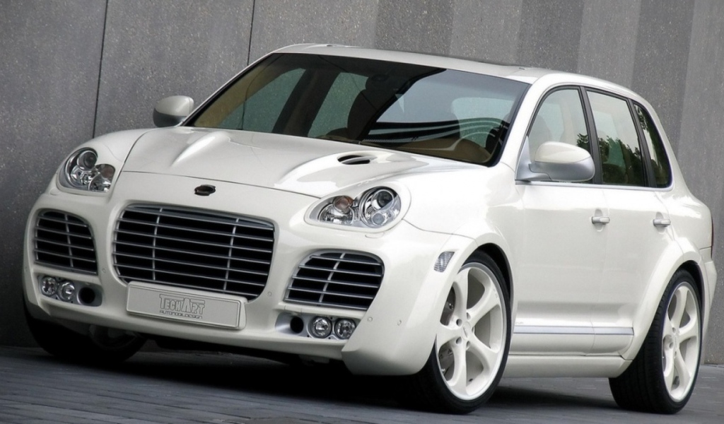 Белый Porsche белые диски