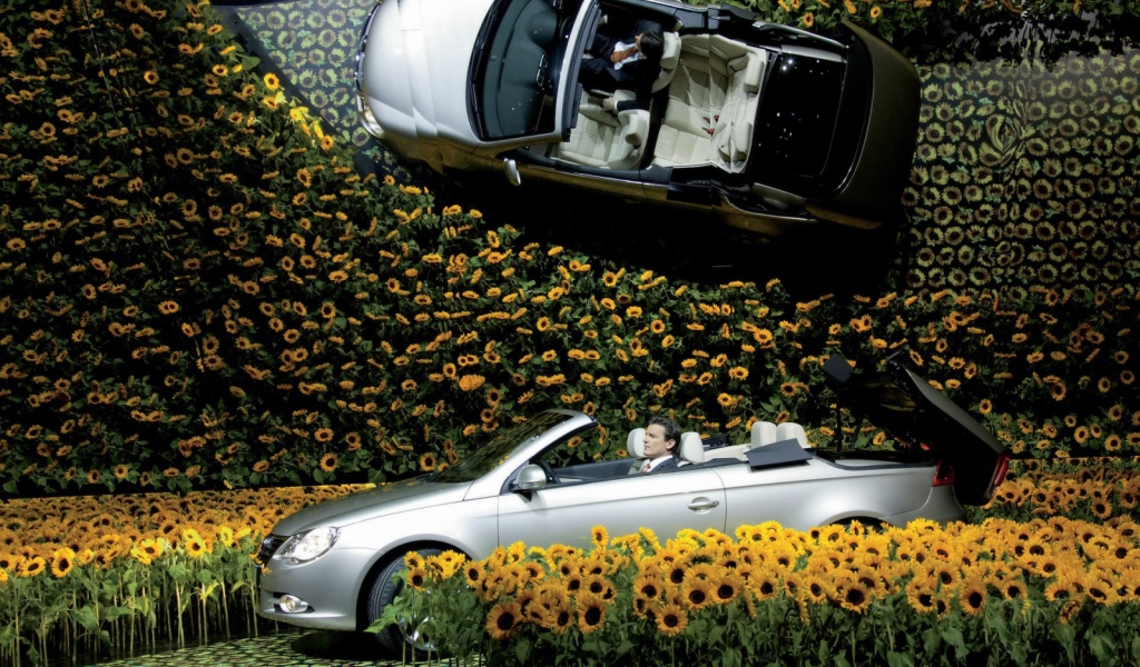 Volkswagen в цветах