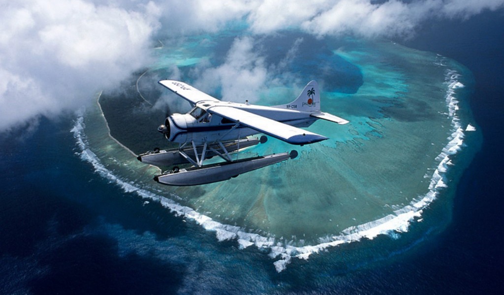 Полет над островом