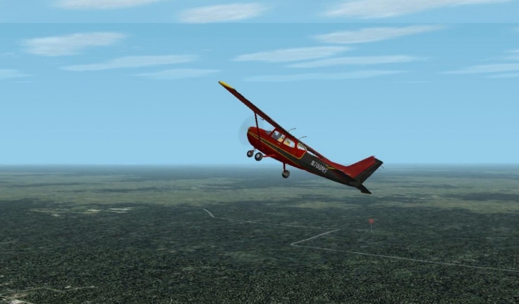 Самолет в небе