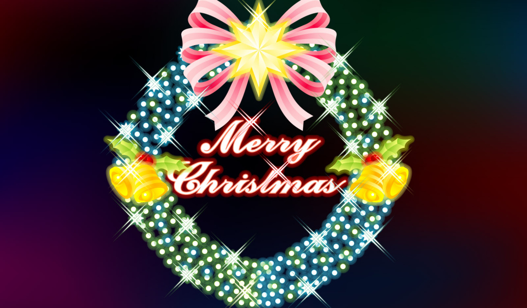 Красивый венок / Рождество