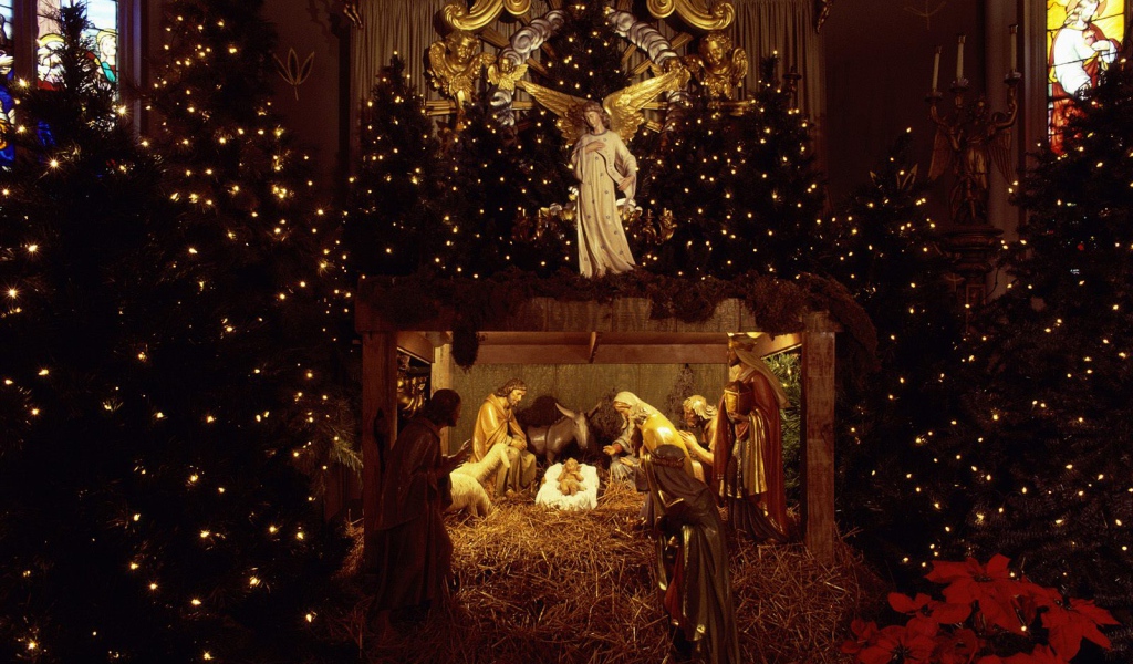 Сцена рождения Христа / Рождество