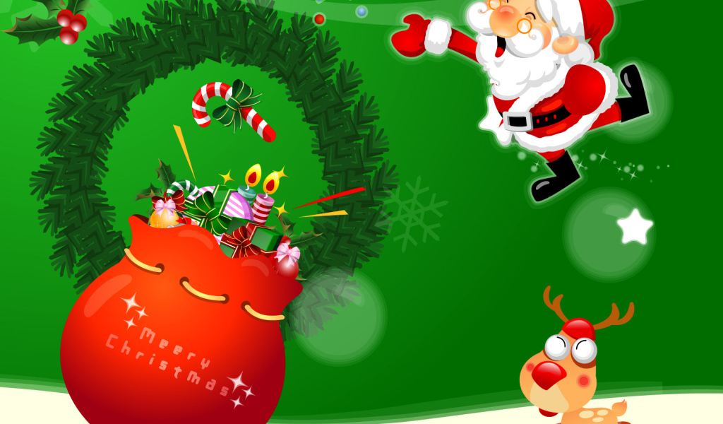 Мешок с подарками / Рождество