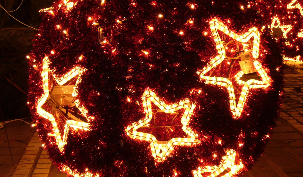 Светящийся шар  / Рождество