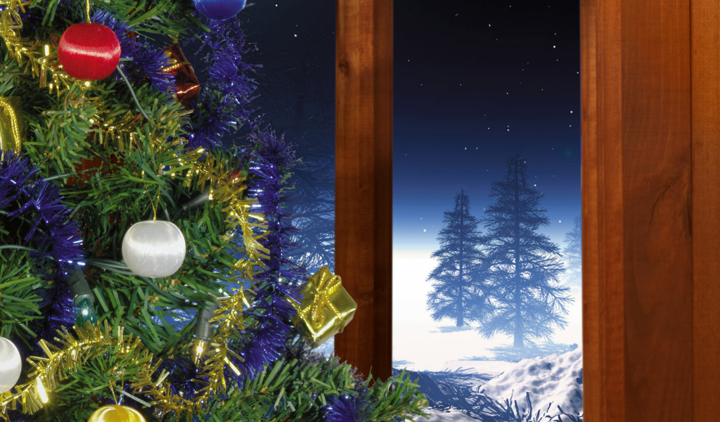 Зима за окном / Рождество