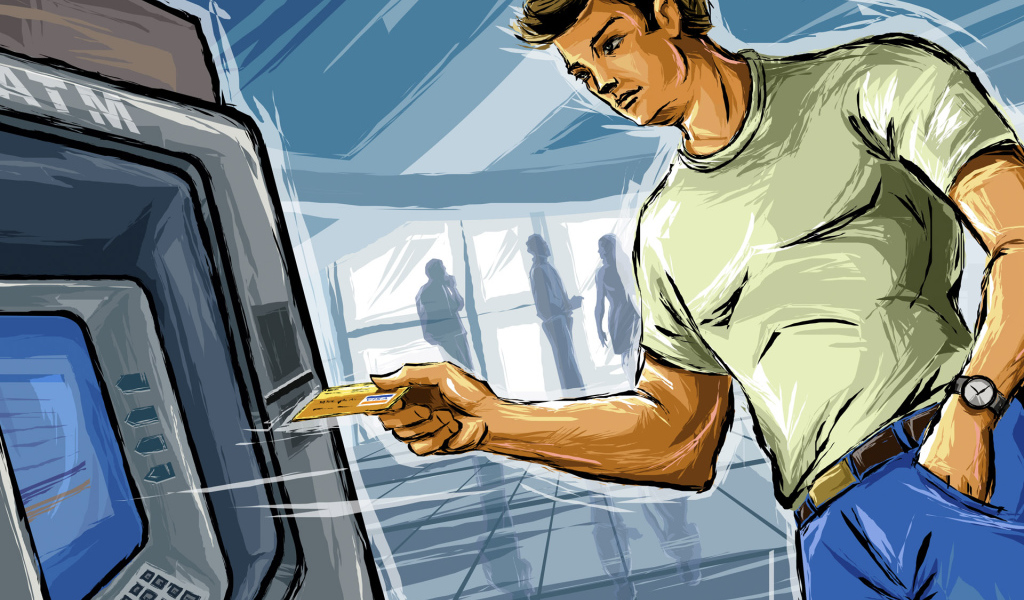 Возле Банкомата