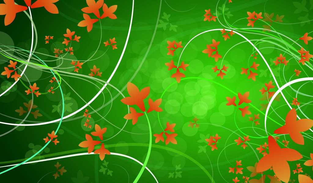 Оранжевые листья