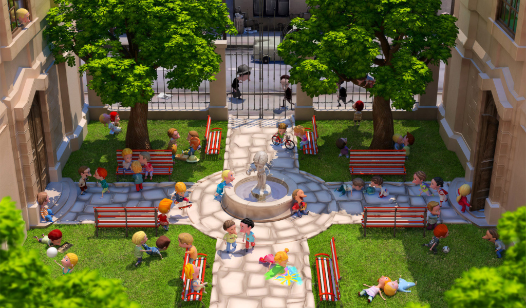 Школьный двор